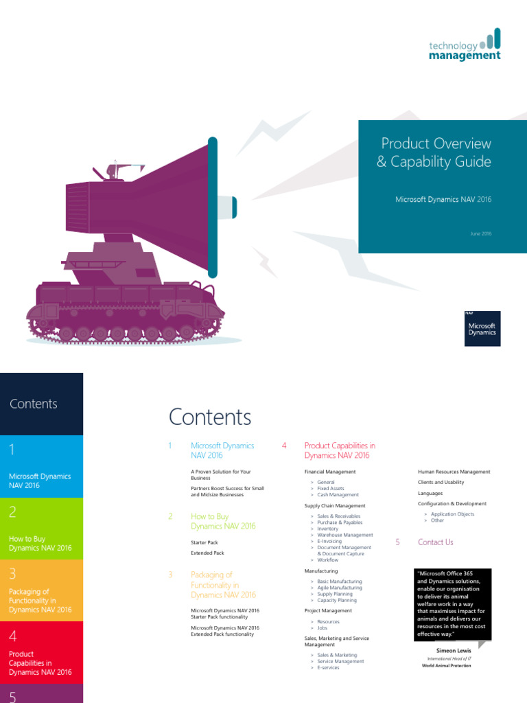 Microsoft Dynamics NAV 2016 Overview | PDF | Subscription Business ...