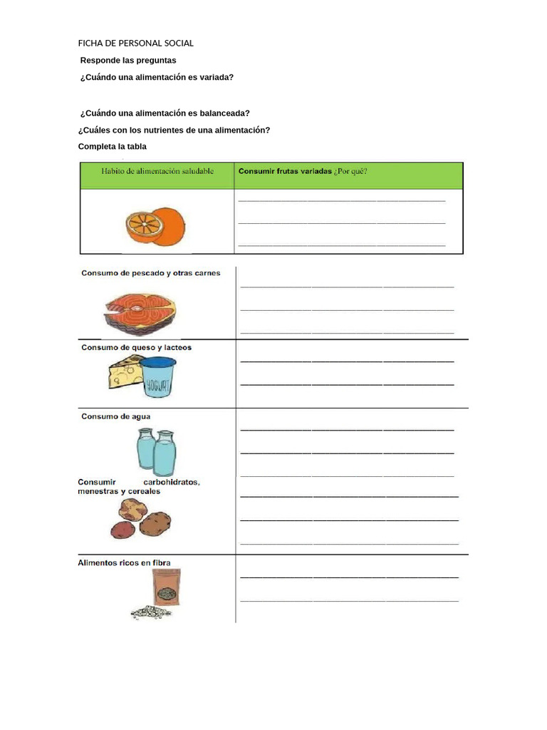 FICHA Dia 17 DE PERSONAL SOCIAL | PDF