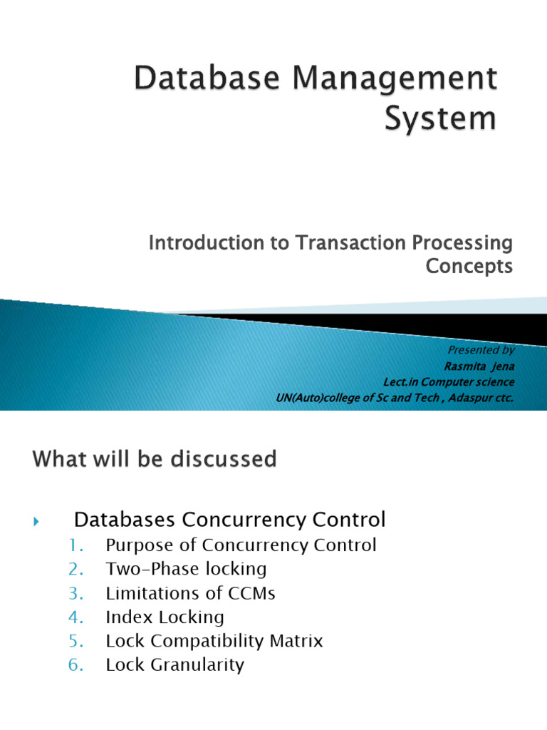 DBMS (Part13) | PDF