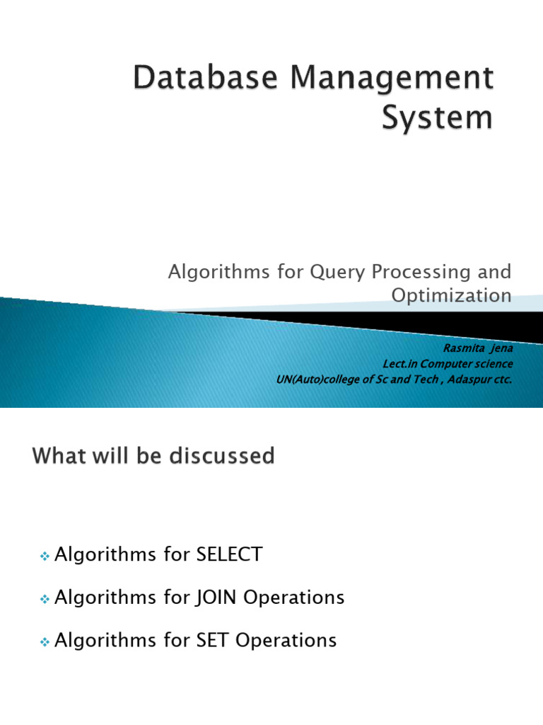 DBMS (Part17) | PDF