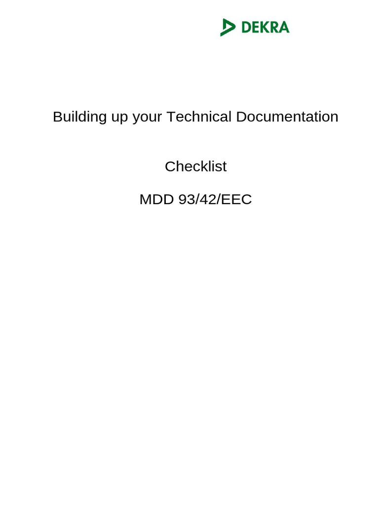 Technical File Compiling. | PDF