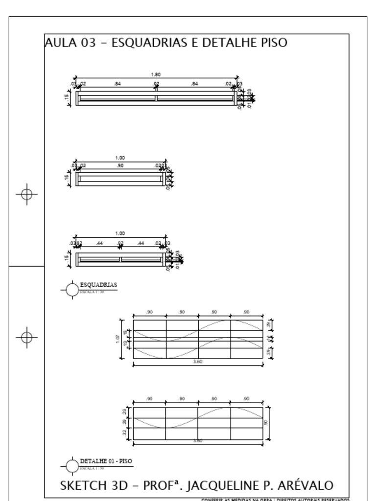 Aula 03 esquadrias parte 01 1 pdf