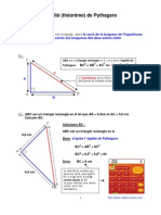 Download galit de Pythagore thorme de 4me by MATHS - VIDEOS  SN76948248 doc pdf