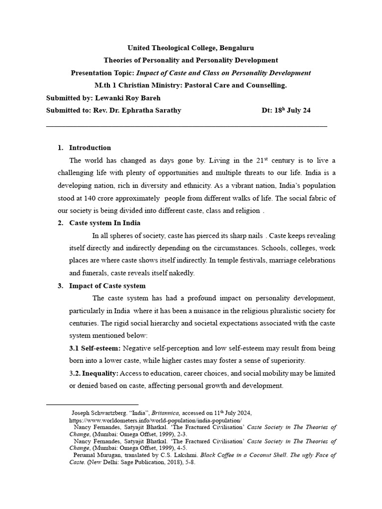 impact-of-caste-class-in-india-pdf