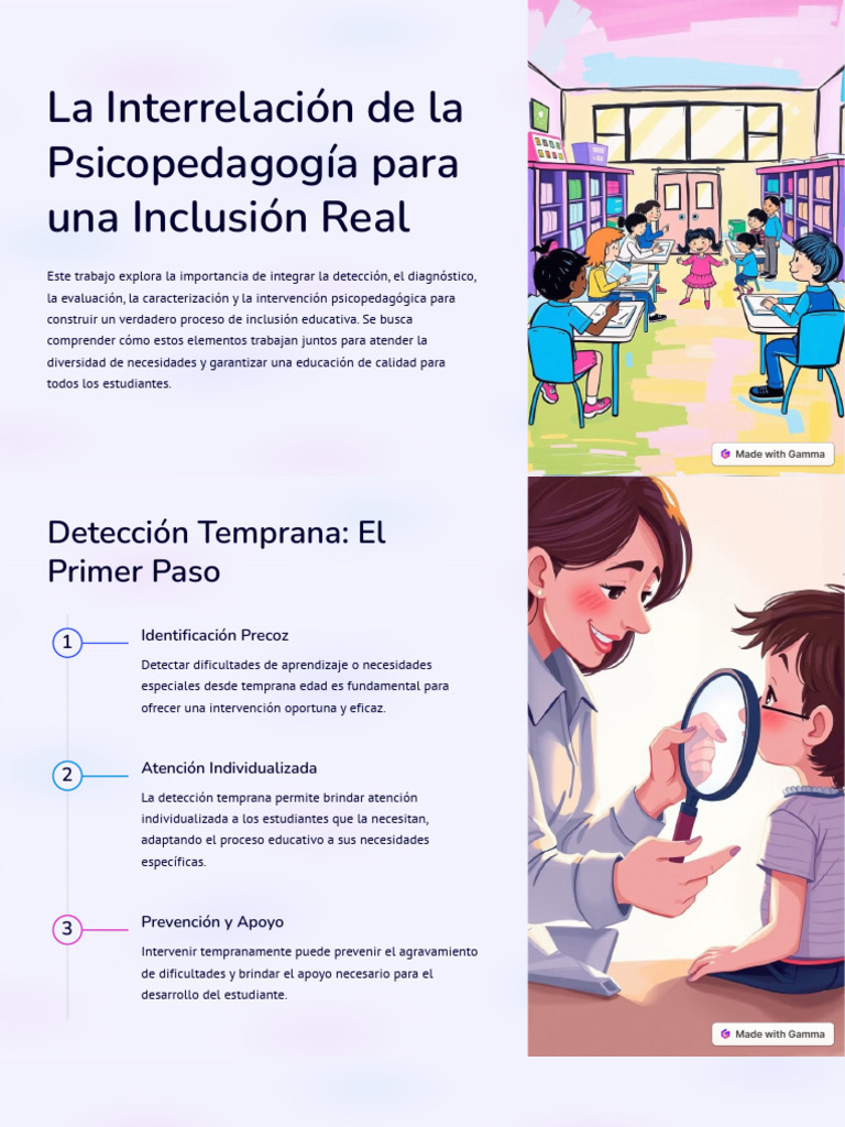 La Interrelacion de La Psicopedagogia para Una Inclusion Real | PDF