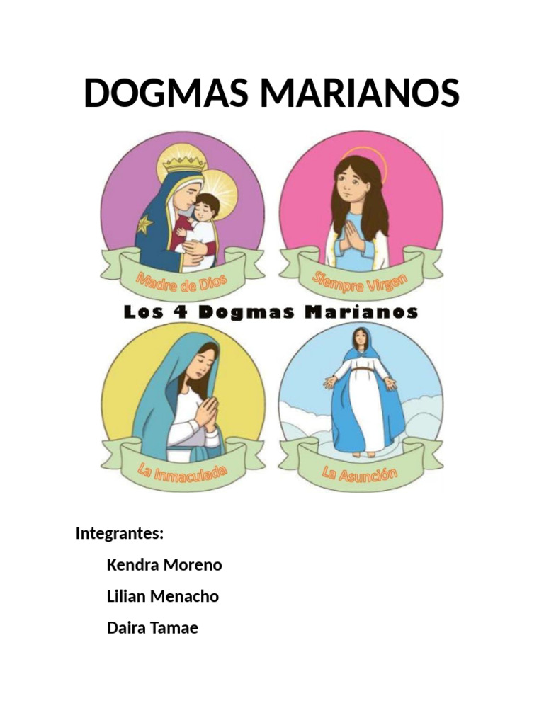 Dogmas Marianos | PDF