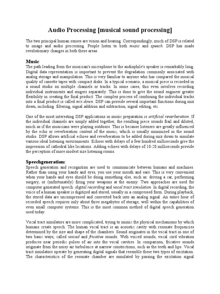 Audio Processing Pdf , Fundamentals of Music Processing – TSUKL