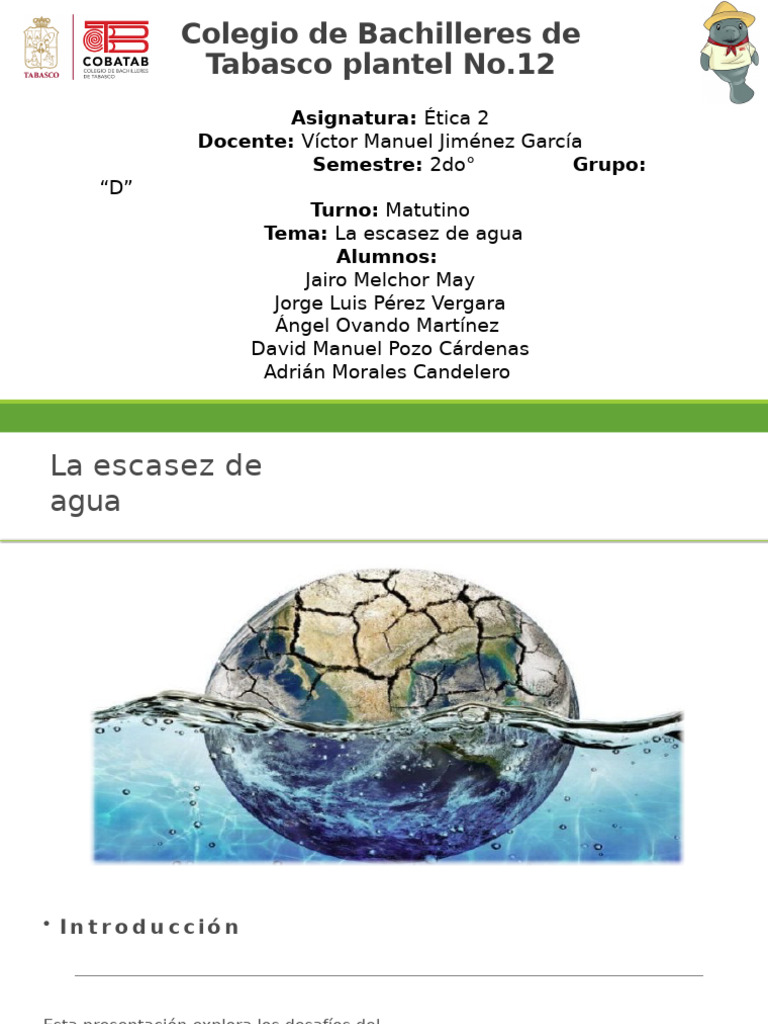 La Escasez de Agua | PDF