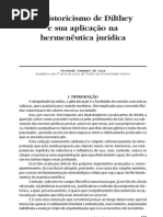 18 O Historicismo de Dilthey e Sua Aplicao Na a Jurdica