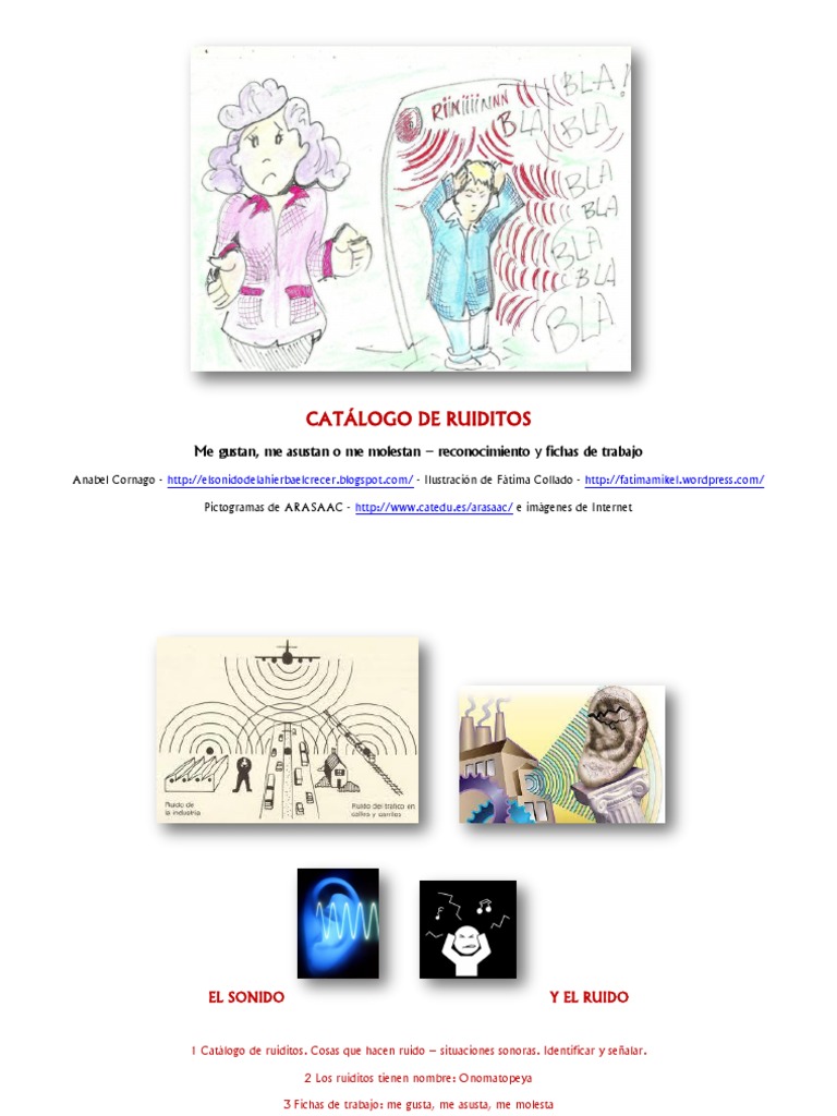 Catálogo de Ruiditos y Sonidos | PDF