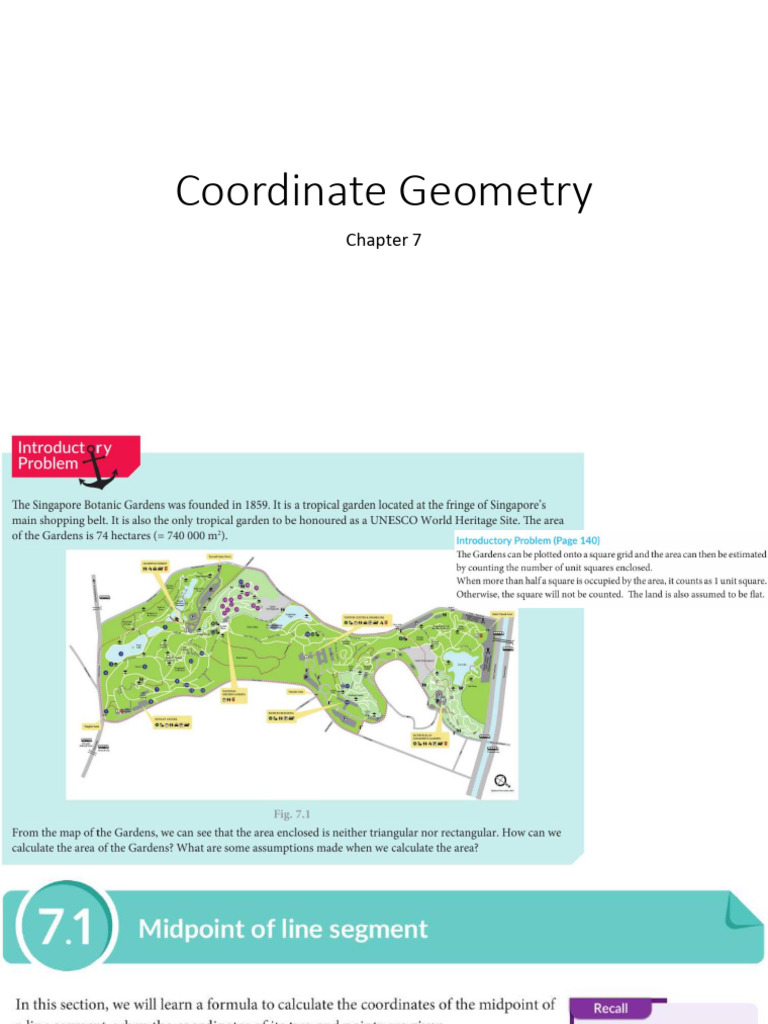 AM CHP 7 Coordinate Geometry | PDF