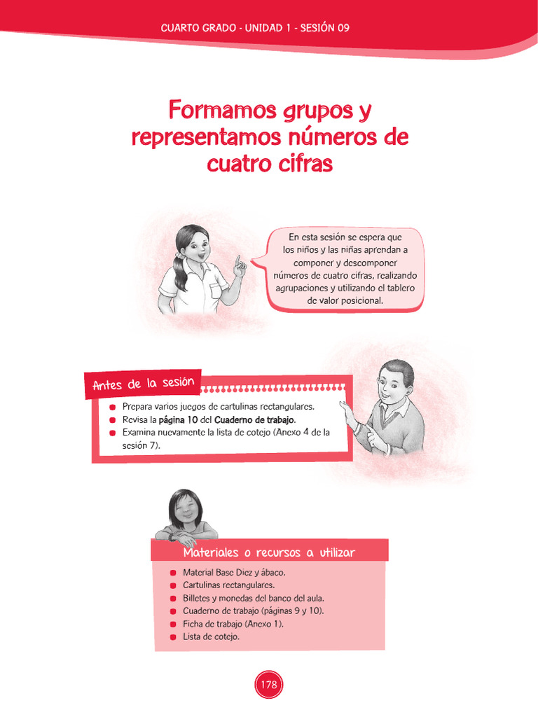Sesion 9 Mate U1 4grado | PDF