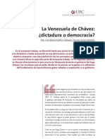 La Venezuela de Chávez: ¿Dictadura o Democracia?