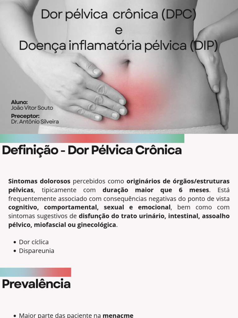 Internato de Ginecologia E Obstetrícia: Dor Pélvica Crônica (DPC) e ...