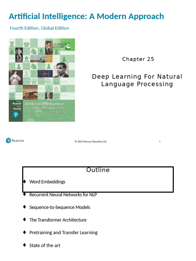 Artificial Intelligence: A Modern Approach: Deep Learning For Natural ...