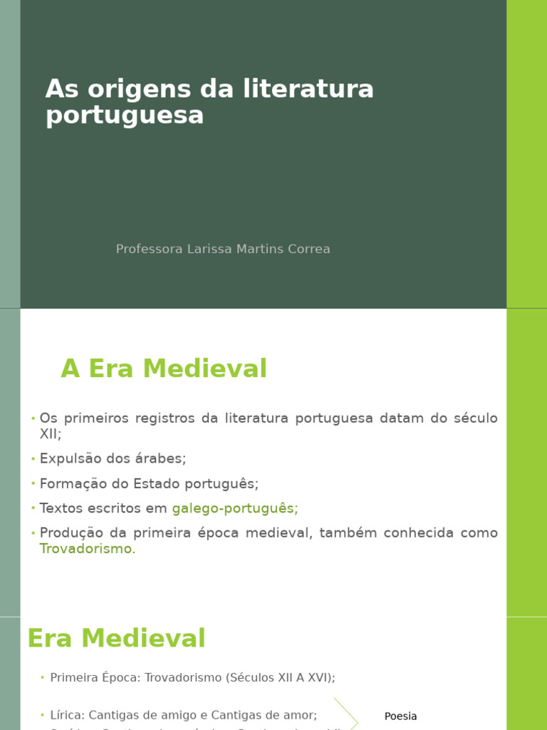 As Origens Da Literatura Portuguesa (Salvo Automaticamente) | PDF
