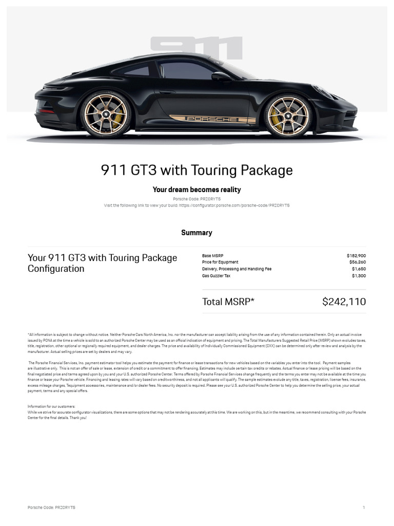 2019 PORSCHE 911 CARRERA | TARGA GTS HARDBACK BROCHURE PORTUGUESE (BR