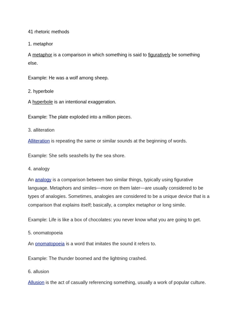 Rhetoric Methods | PDF