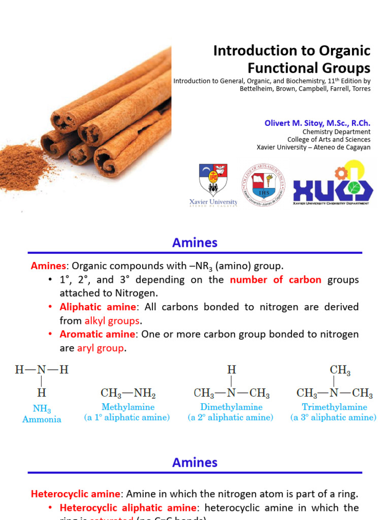 Introduction To Organic Functional Groups (III) | PDF