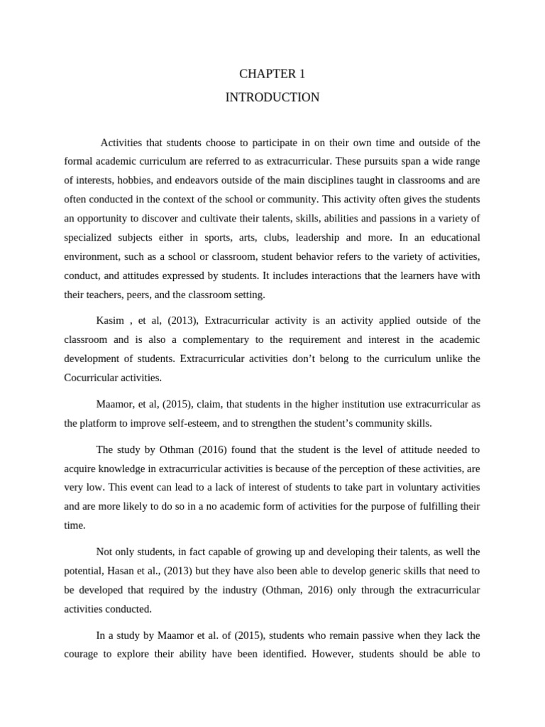 GROUP 4 The Effects of Extracurricular Activities On Students Academic ...