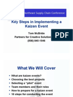 McBride_Key Steps in Implementing a Kaizen Event