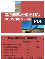 CUMBERLAND METAL INDUSTRIES – GROUP 1