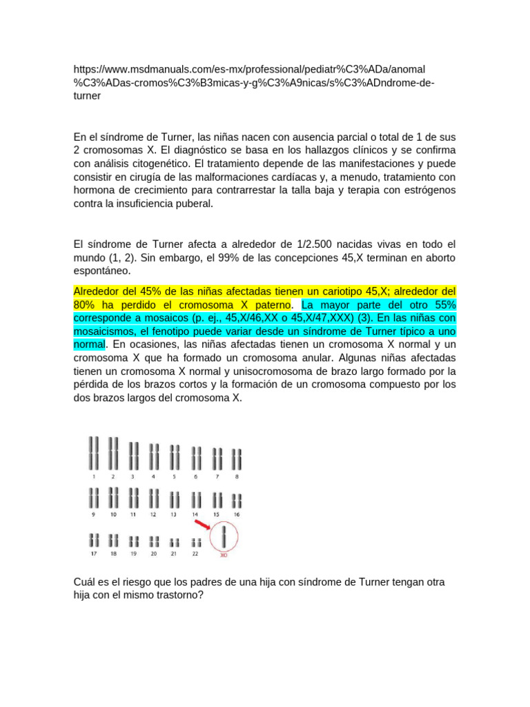 Síndromes Cromosómicos Raros | PDF | Cromosoma | Salud y bienestar