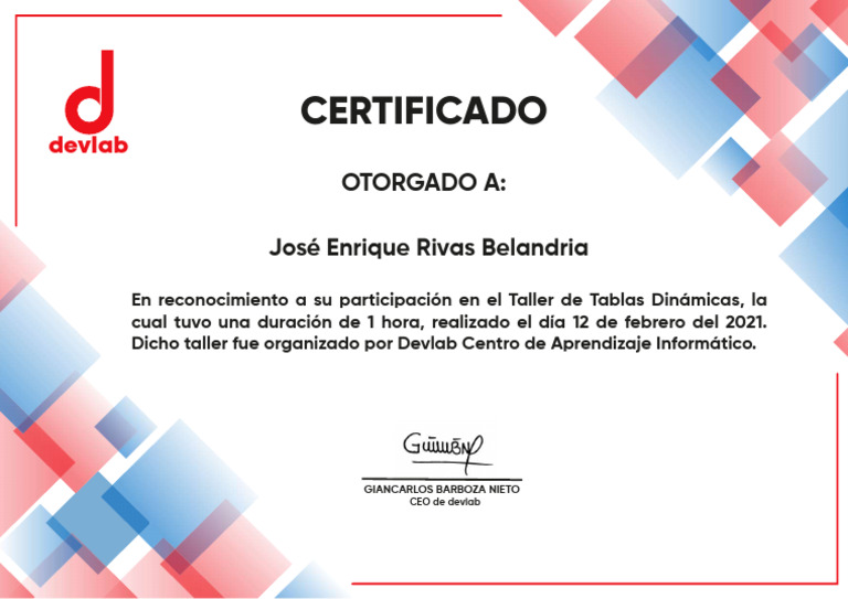 Certifica Do | PDF