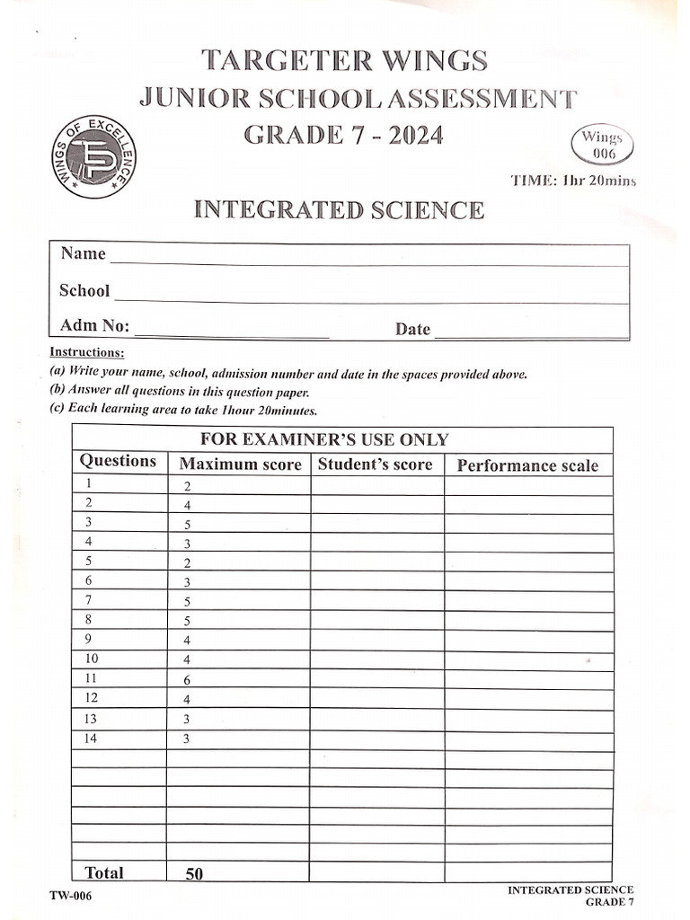 Integrated Science Pdf