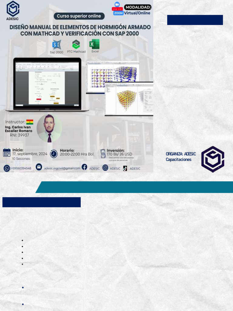 Diseño Manual de H A Con Mathcad y Verficación Con Sap 2000 | PDF
