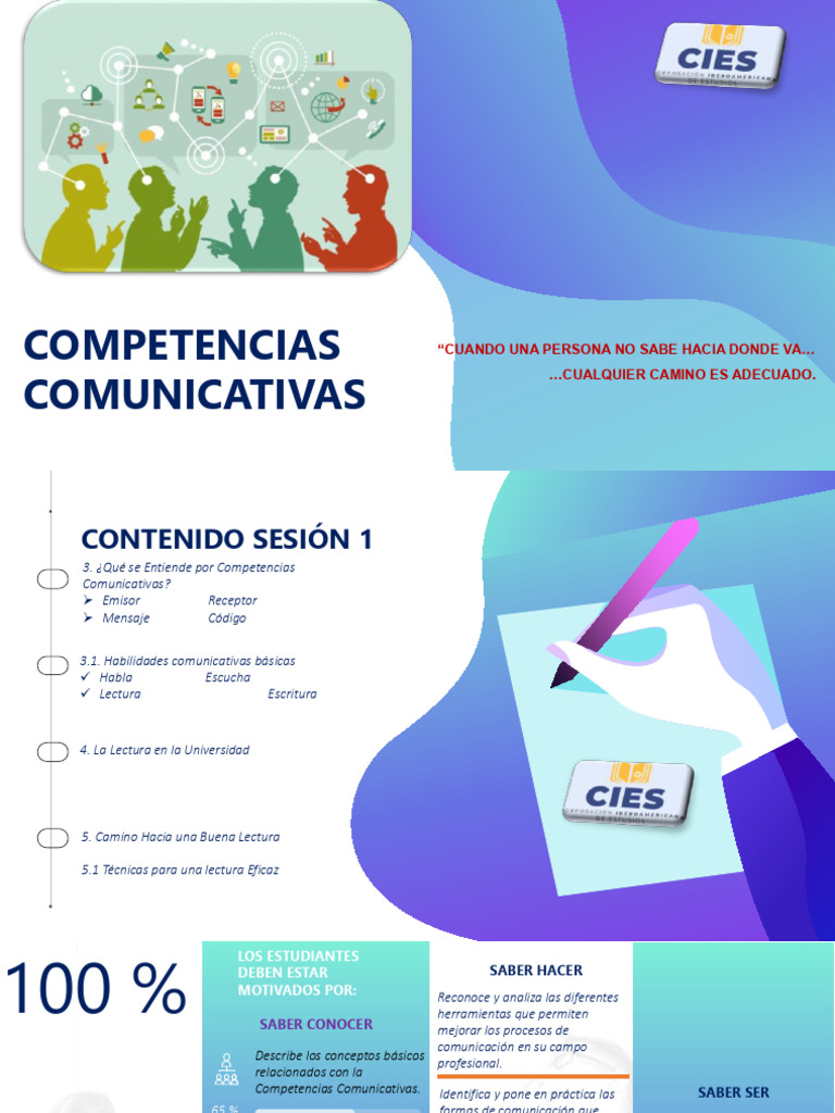 COMPETENCIAS COMUNICATIVAS Seccion #1 | PDF