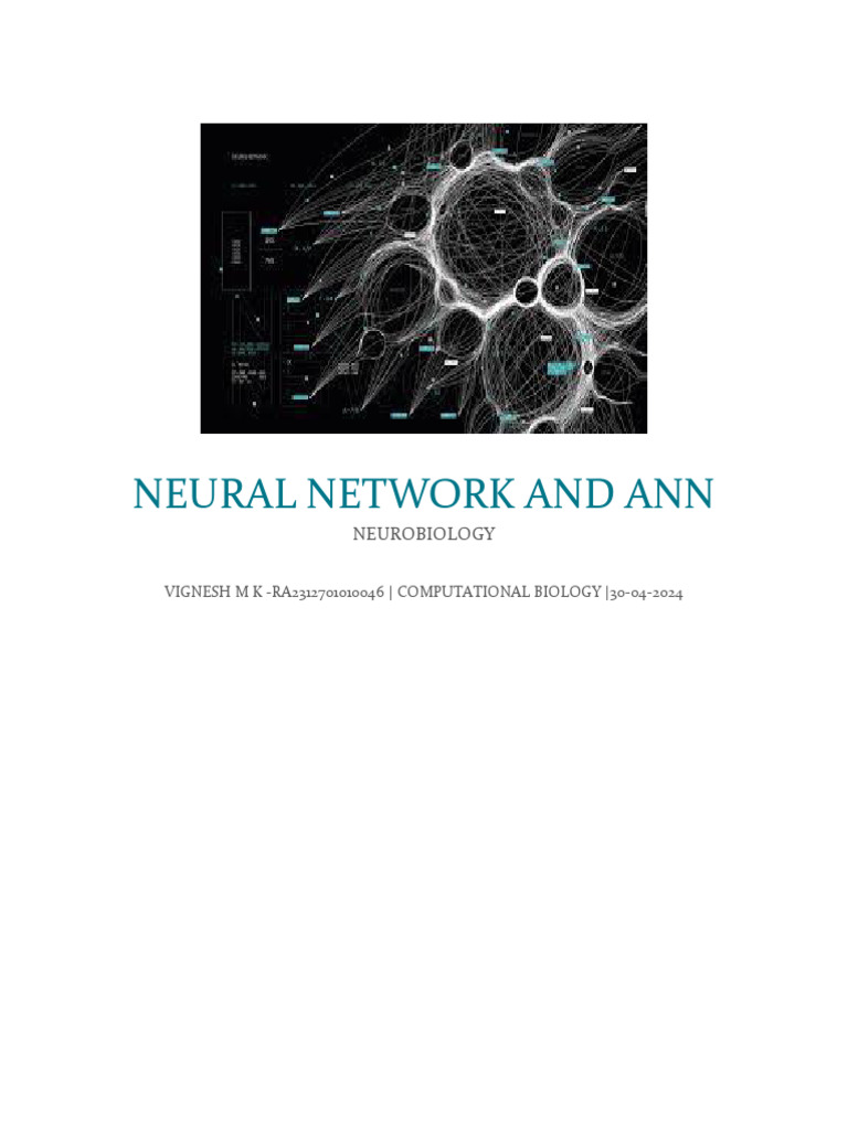 Neural Network and Ann | PDF