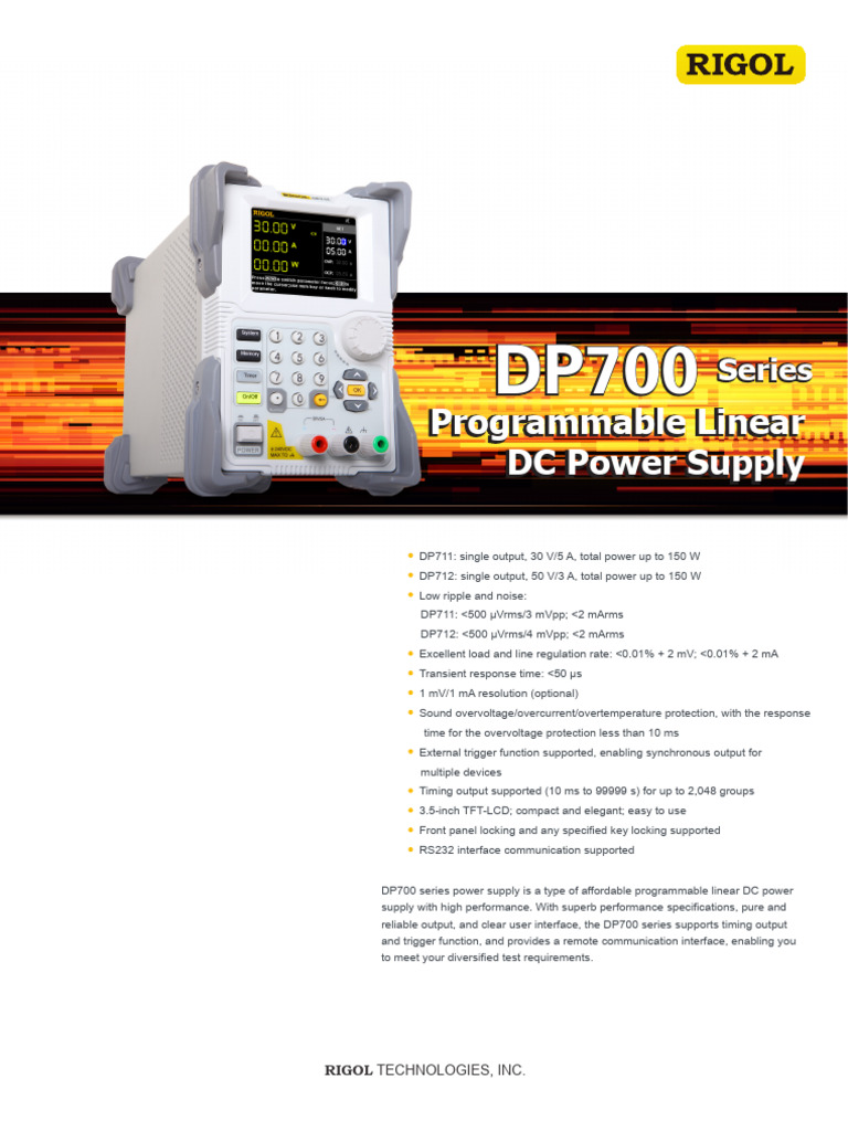 dp700 Data Sheet | PDF