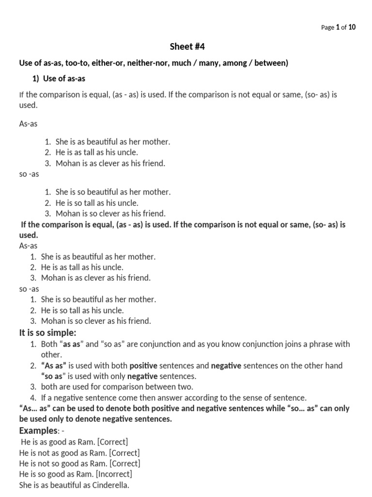 Sheet 4 | PDF