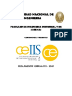 Semana FIIS 2007 - Reglamento