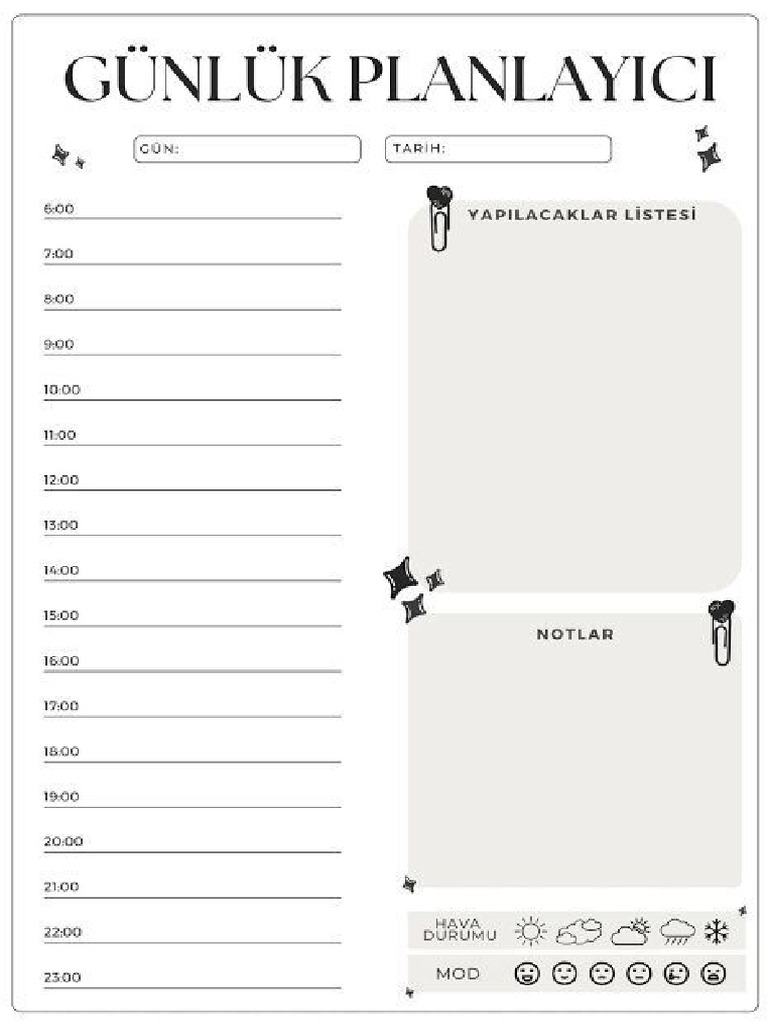 Günlük-Planlayıcı | PDF