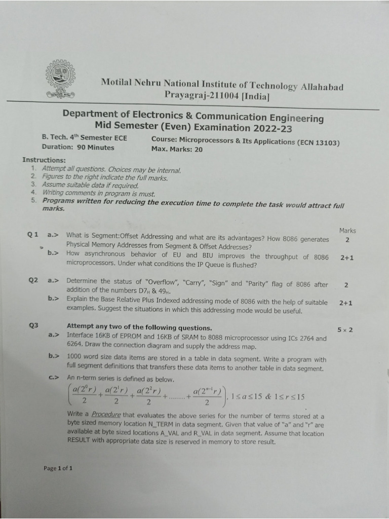 2023 Mid Sem | PDF