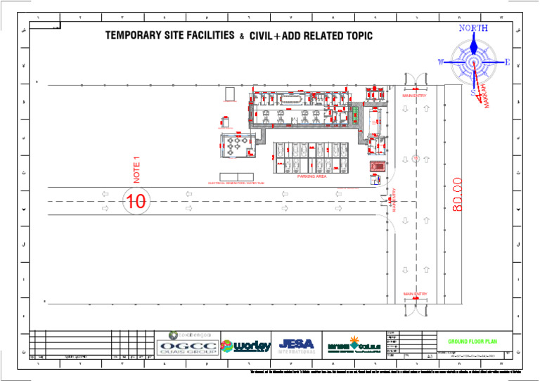 Temporary Site Facilities Civil+Add Related Topic: Ground Floor Plan | PDF