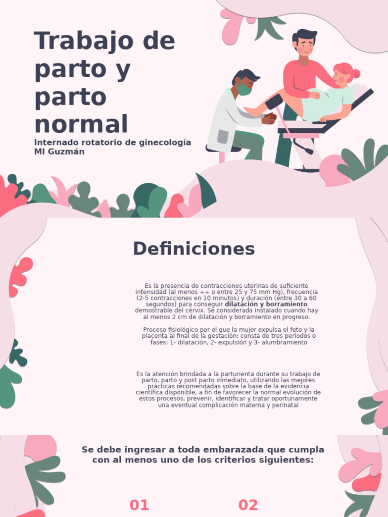 Trabajo de Parto y Parto Normal 2 | PDF