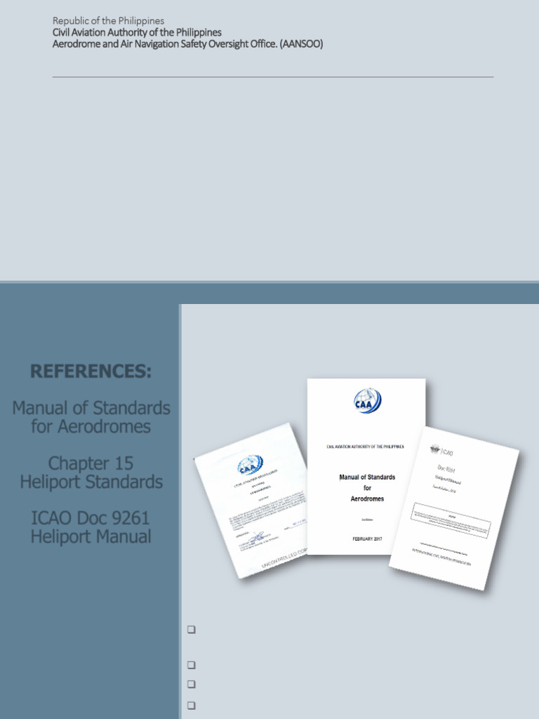 Standards For Elevated Helipad Presentation | PDF