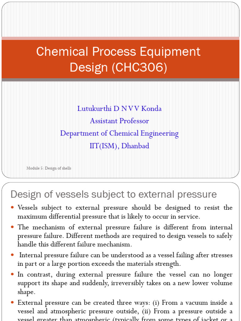 Module-5 External Pressure Design | PDF