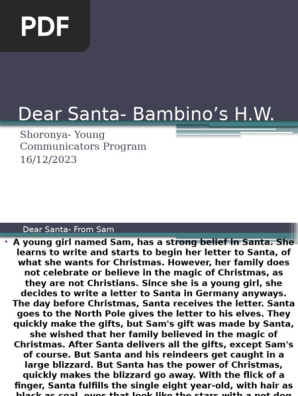 Dear Santa