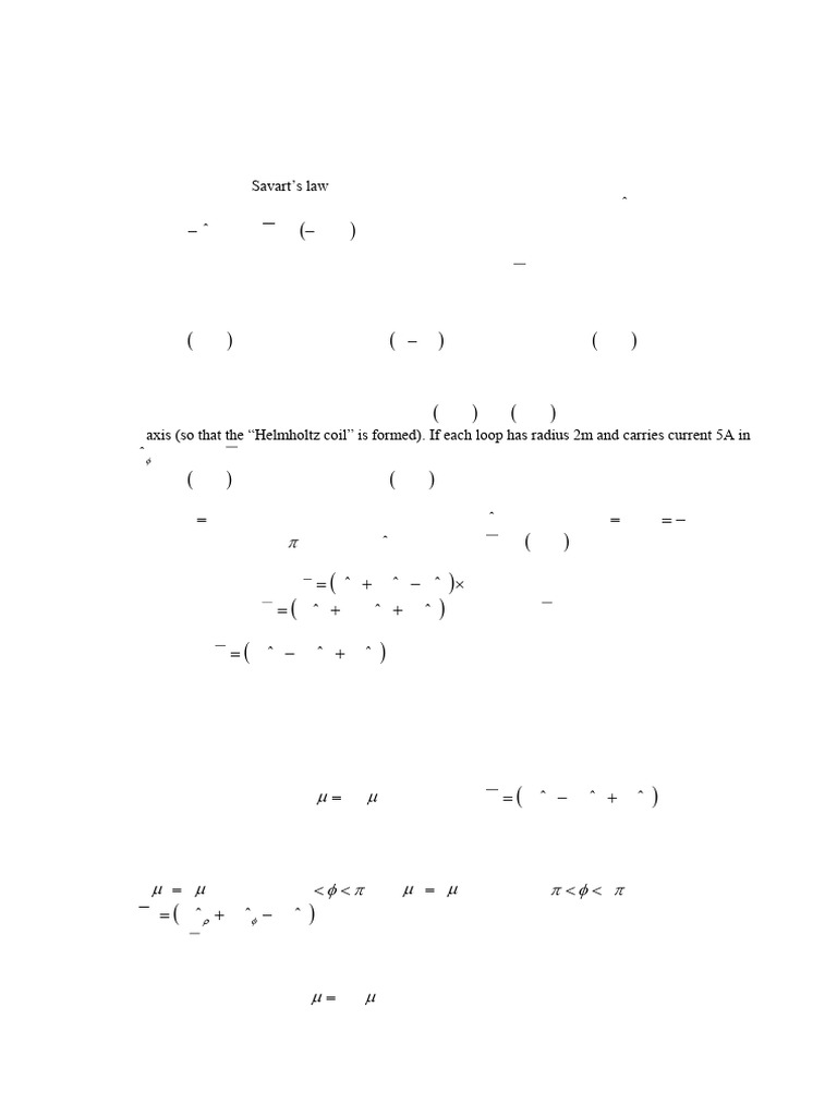 Tutorial 3 Electromagnetic Fields And Waves Pdf Metrology