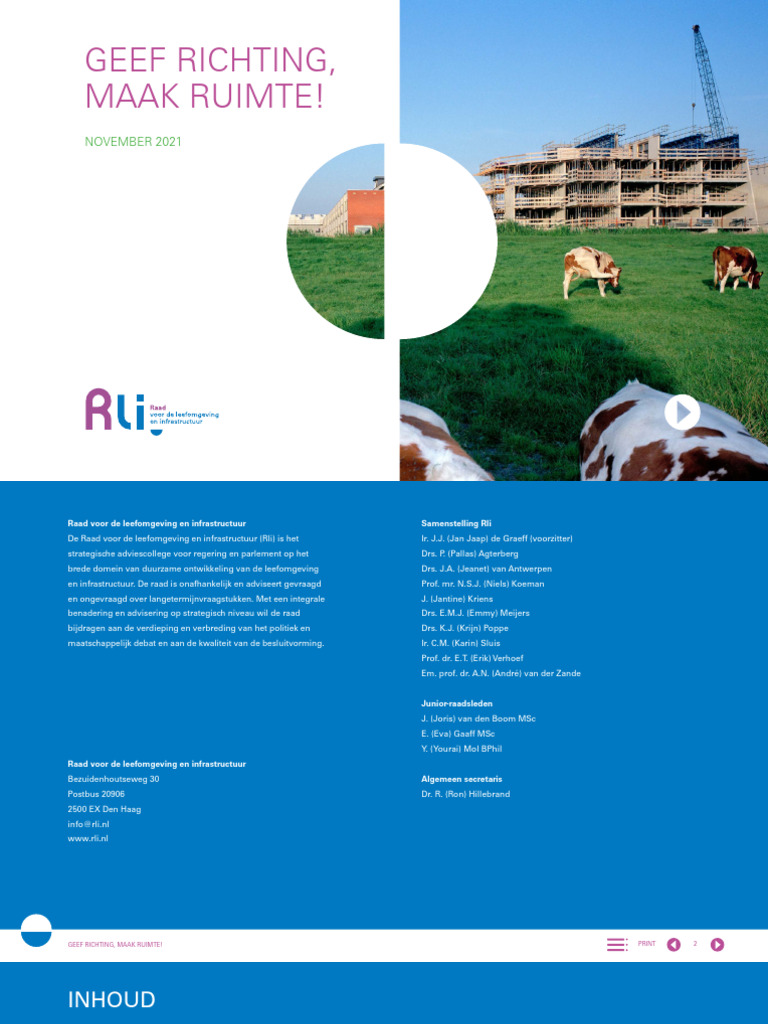 2021 11 RLI Advies Geef Richting Maak Ruimte | PDF