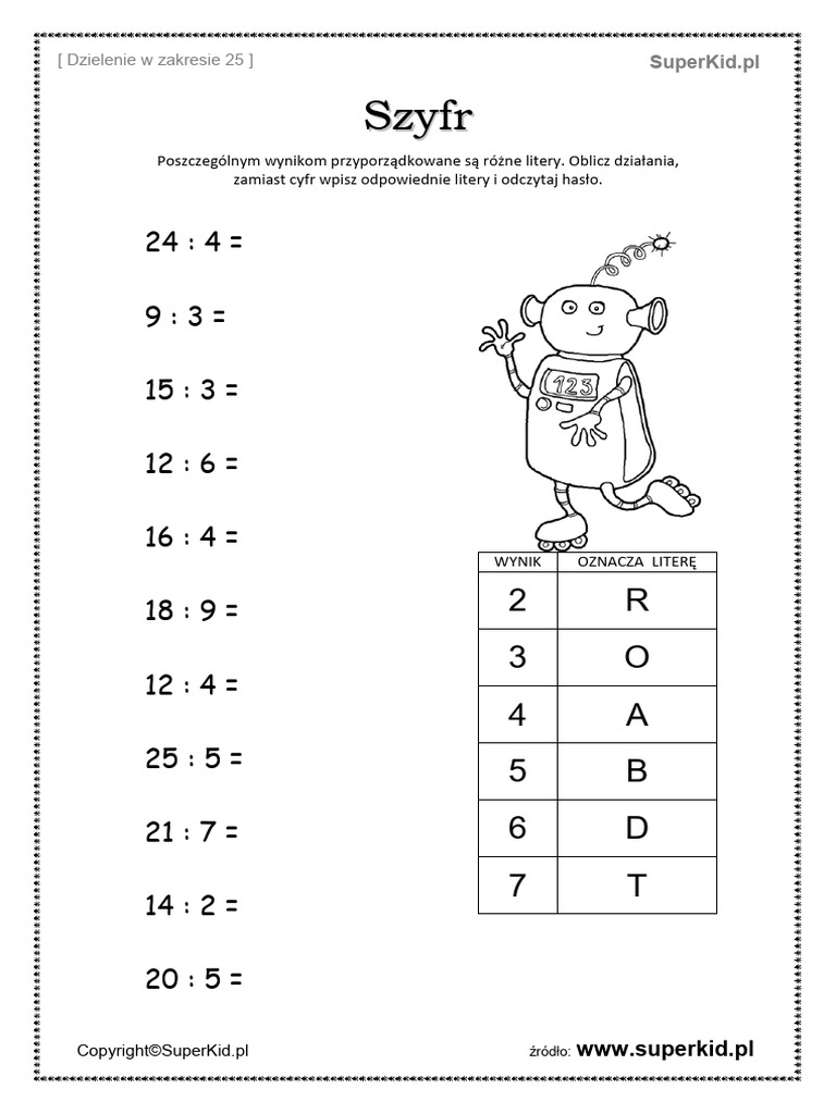 Dzielenie 25 10 | PDF