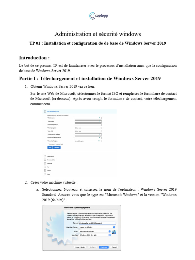 Administration Windows | PDF