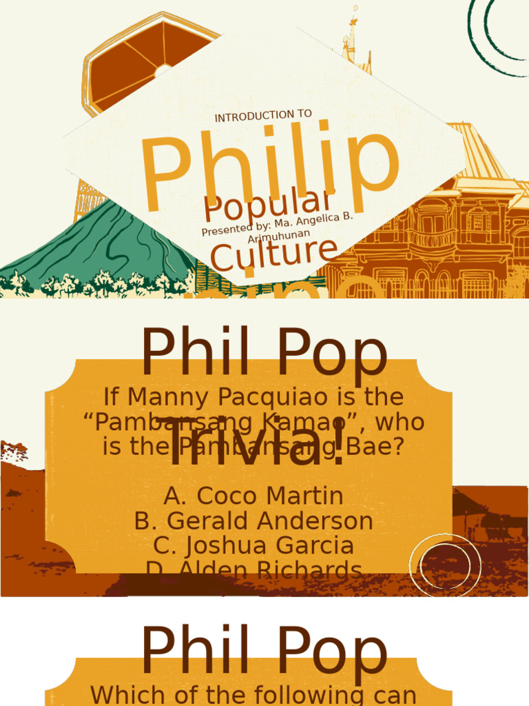 1 Introduction To Philippine Popular Culture | PDF