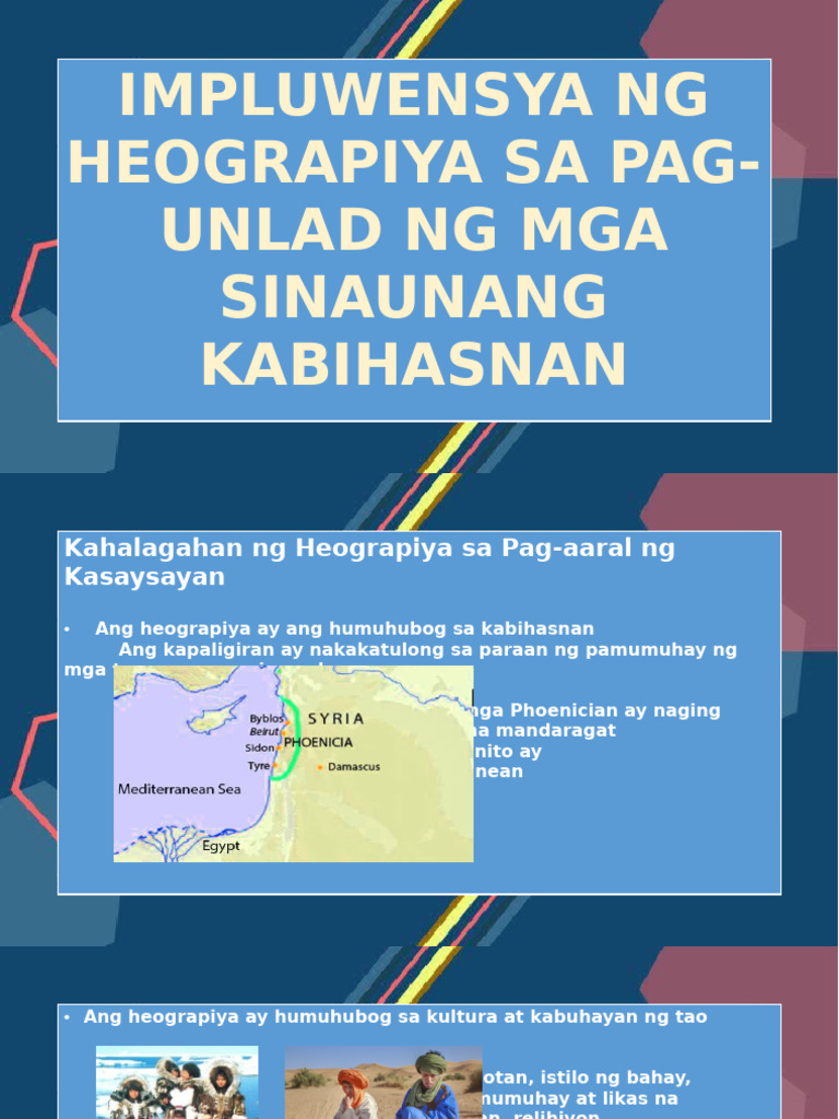 Impluwensya NG Heograpiya | PDF