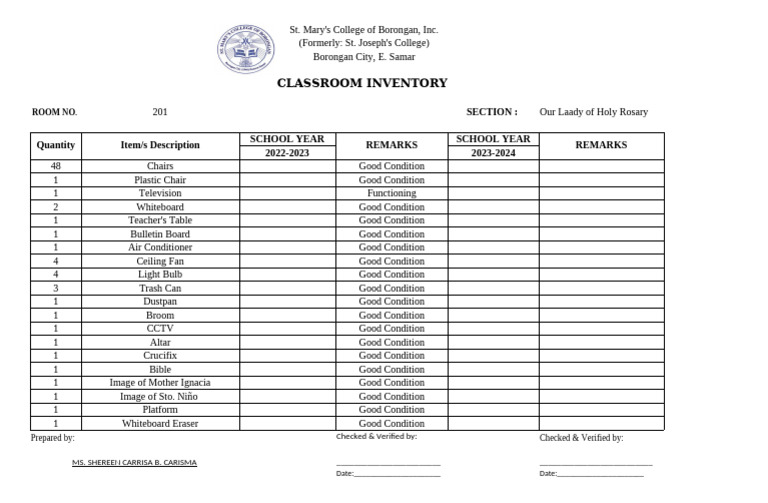 Inventory pdf