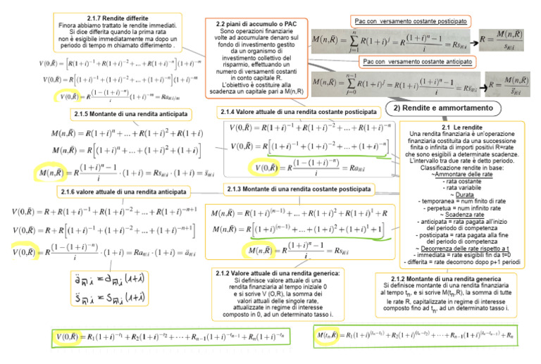 2) Rendite e Ammortamento | PDF